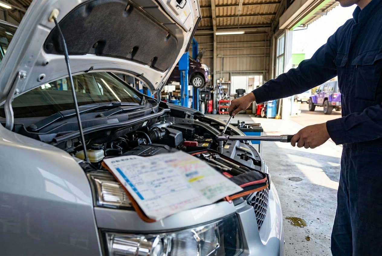 国家整備士による車検整備